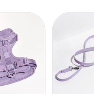 Wild One Lavender Dog Harness and Leash Set